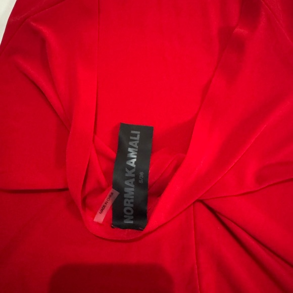 Norma Kamali Vibrant Red Halter Mini Dress - Picture 6 of 6